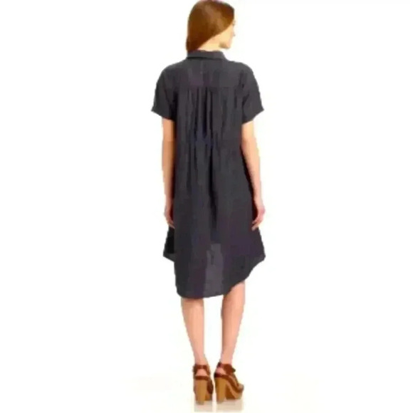 Eileen Fisher 100% Linen High Low Hem Market Dress Size XS - Picture 2 of 7